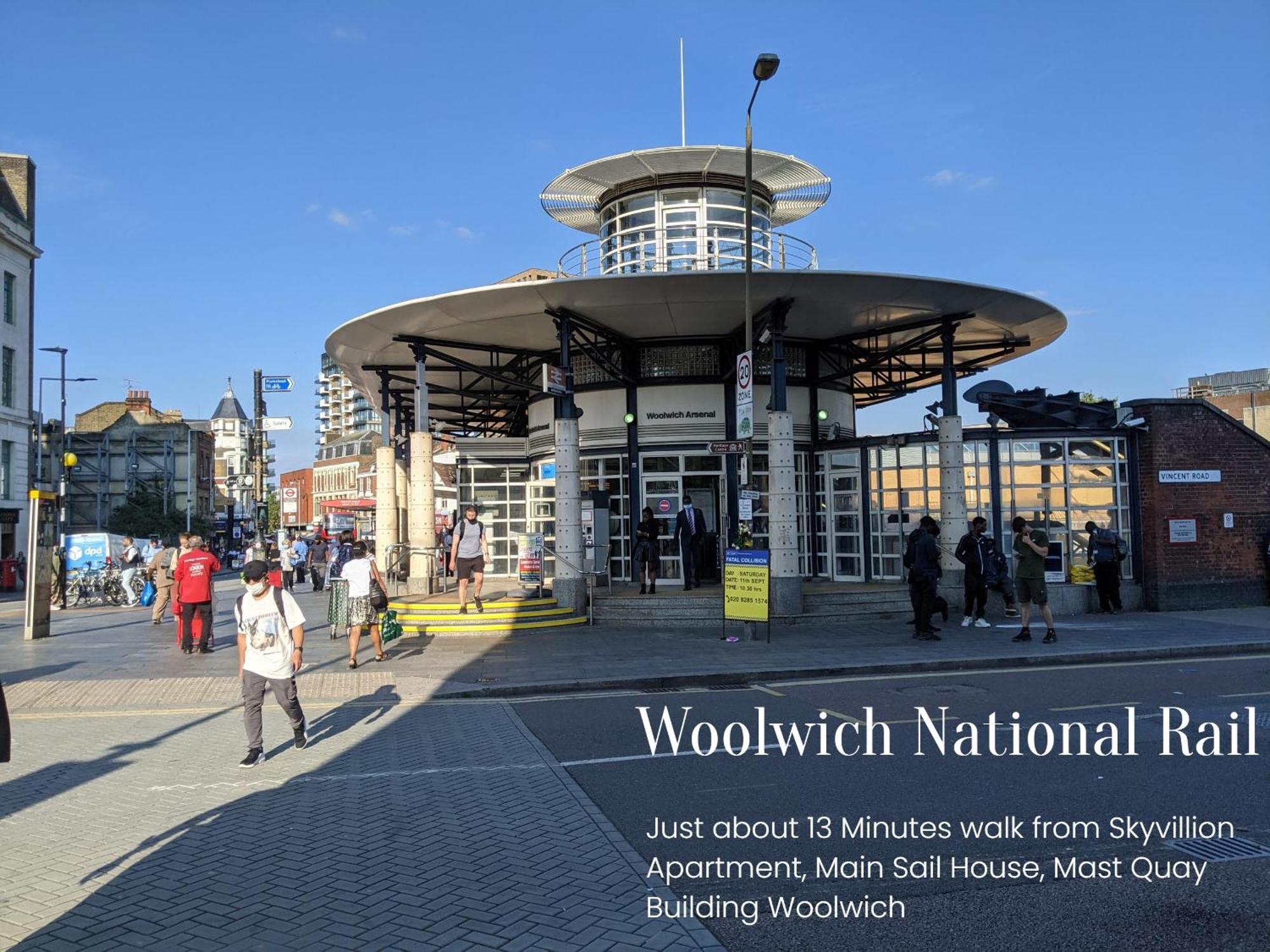 Skyvillion - London River Thames Top Floor Apartments By Woolwich Ferry, Mins To London Excel, O2 Arena , London City Airport With Parking Eksteriør bilde