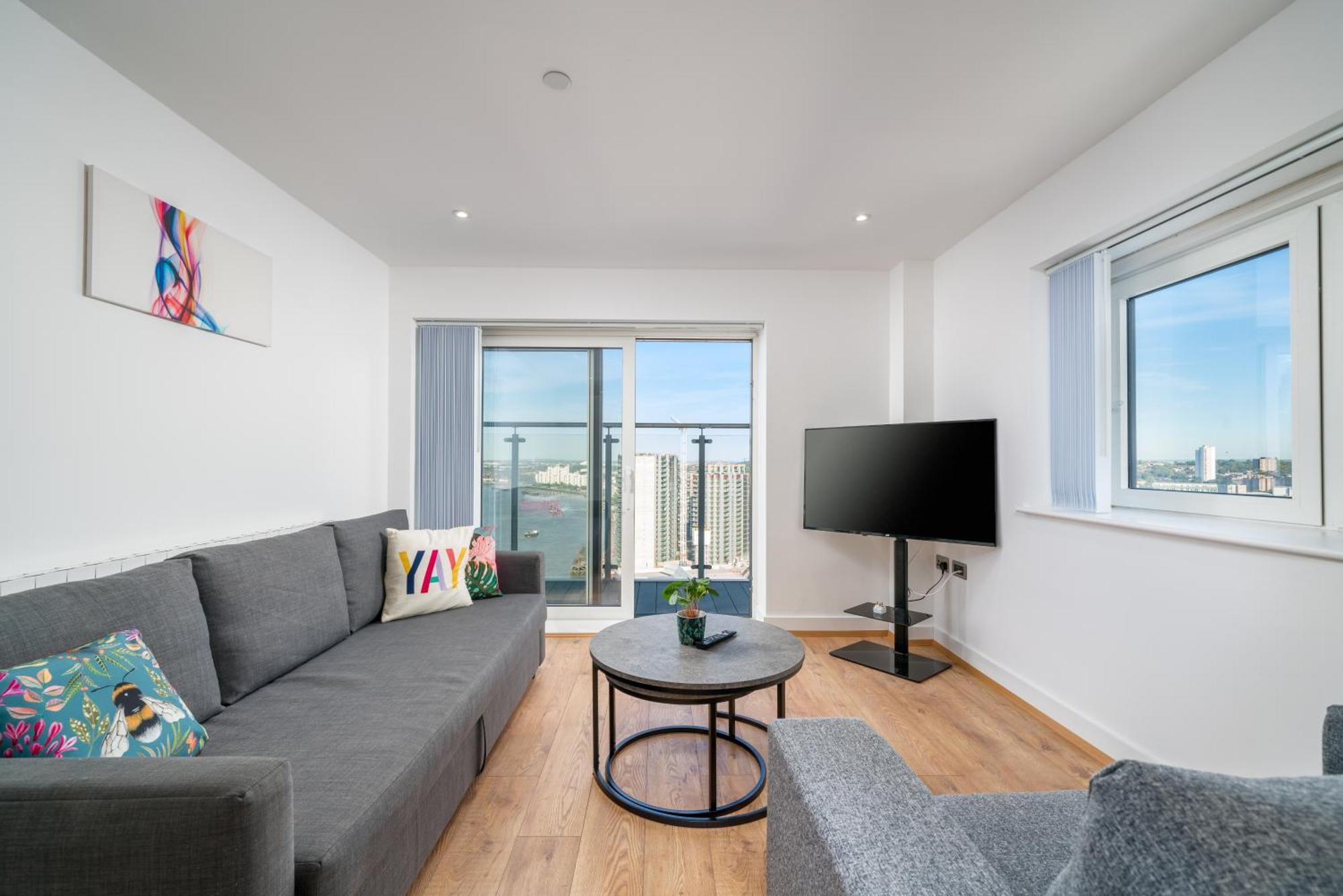 Skyvillion - London River Thames Top Floor Apartments By Woolwich Ferry, Mins To London Excel, O2 Arena , London City Airport With Parking Eksteriør bilde